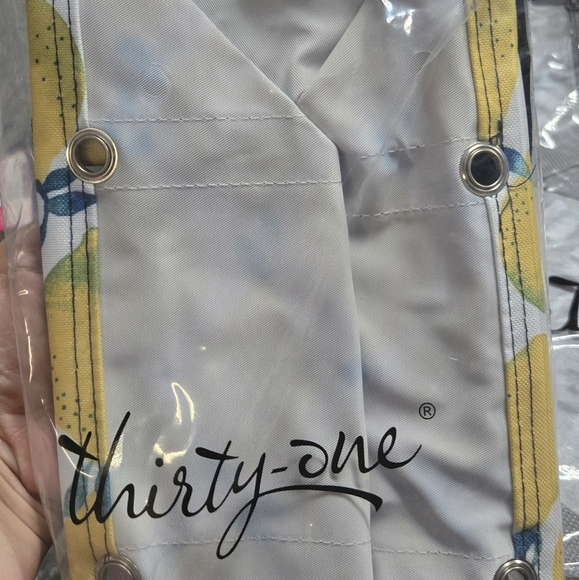 Thirty-One Gray and Yellow Tote - Picture 1 of 4